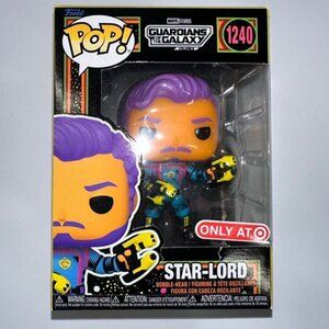 Funko POP! STAR-LORD #1240 BLACK LIGHT - Guardians Of The Galaxy 3 DAMAGE SEE